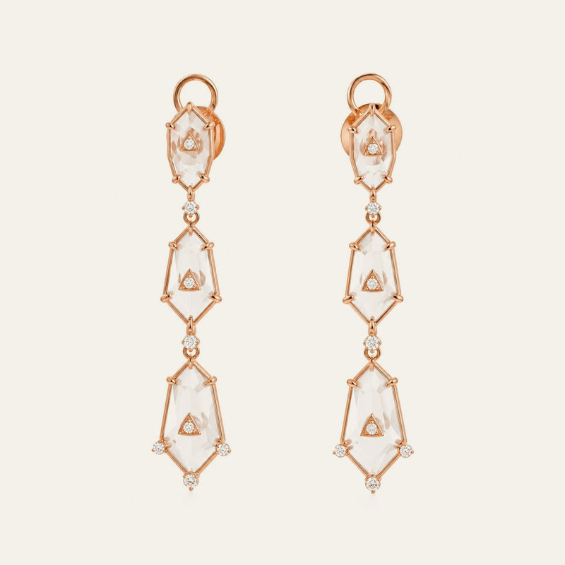 Prisme Graduated Drop Earrings