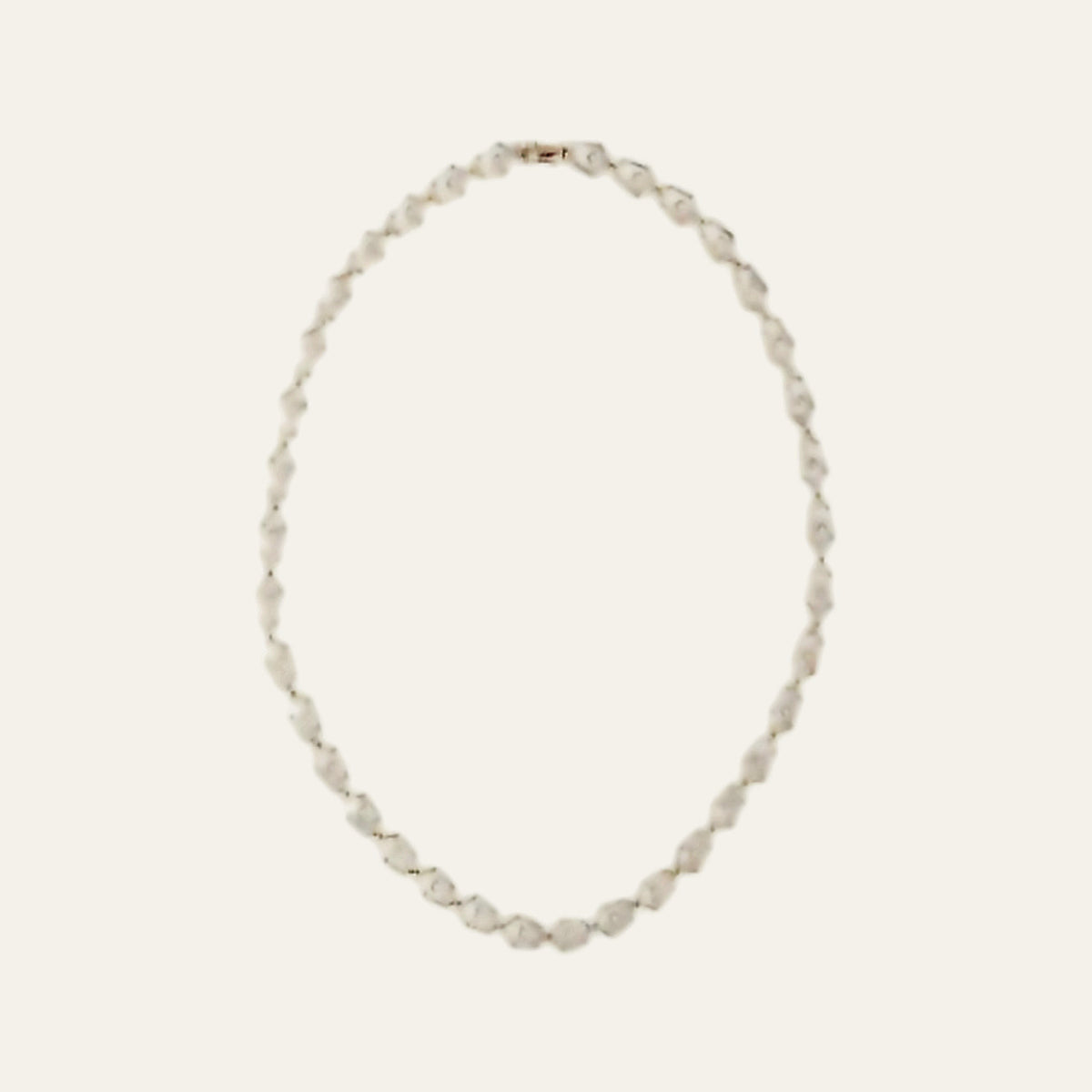 Crystal Prisme Charm Choker in 18K rose gold with crystal and diamonds