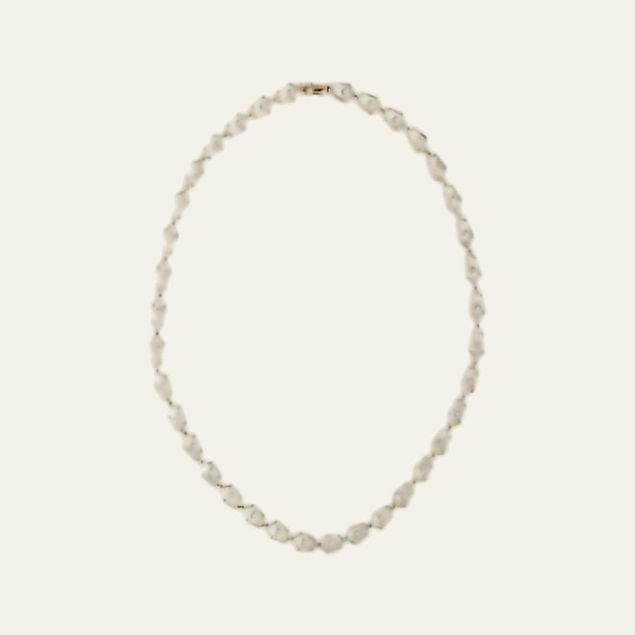 Crystal Prisme Charm Choker in 18K rose gold with crystal and diamonds