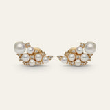 Cluster Pearl Earrings